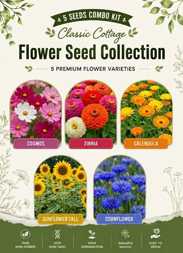 Classic Cottage Flower Seed Collection